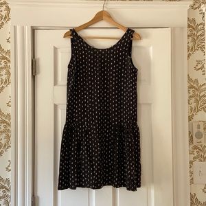 Steven Alan 100% silk drop waist dress.